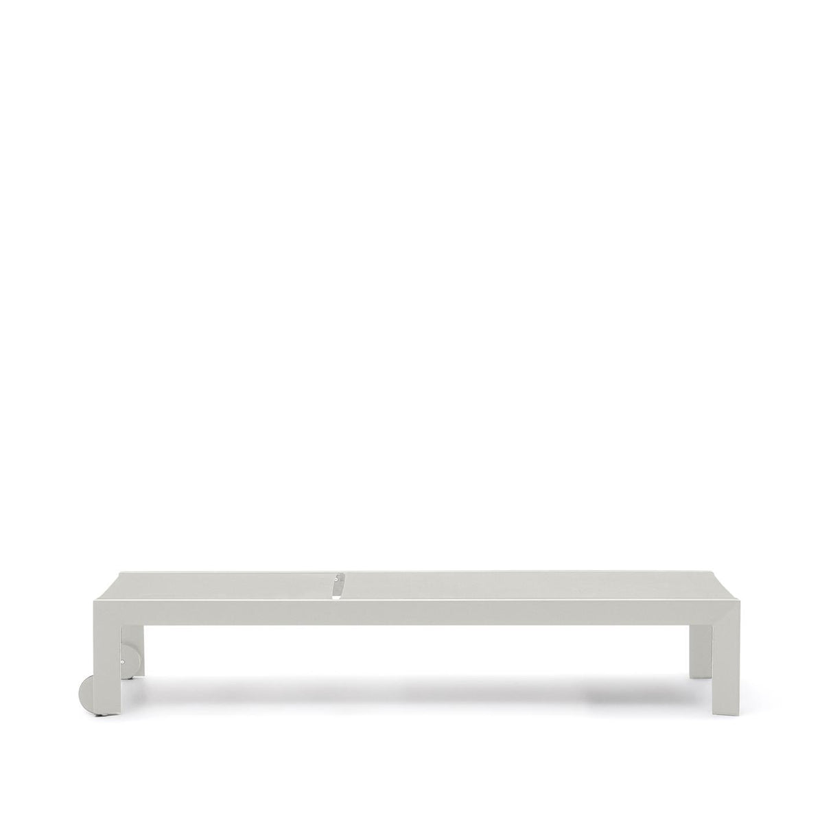 Canutells Aluminium Liegestuhl mit weißem Finish - ZEN ZONE