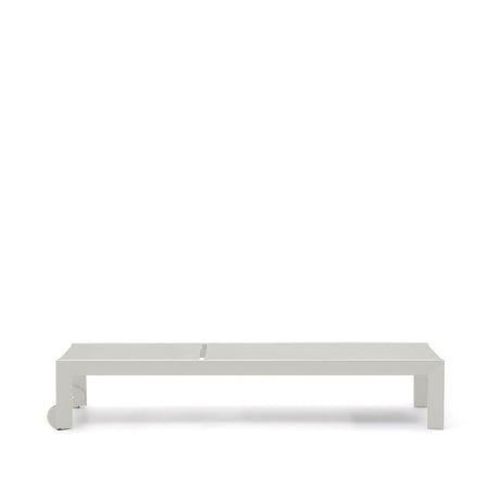 Canutells Aluminium Liegestuhl mit weißem Finish - ZEN ZONE