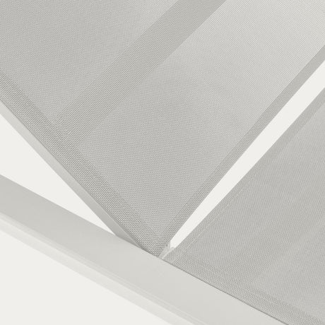 Canutells Aluminium Liegestuhl mit weißem Finish - ZEN ZONE