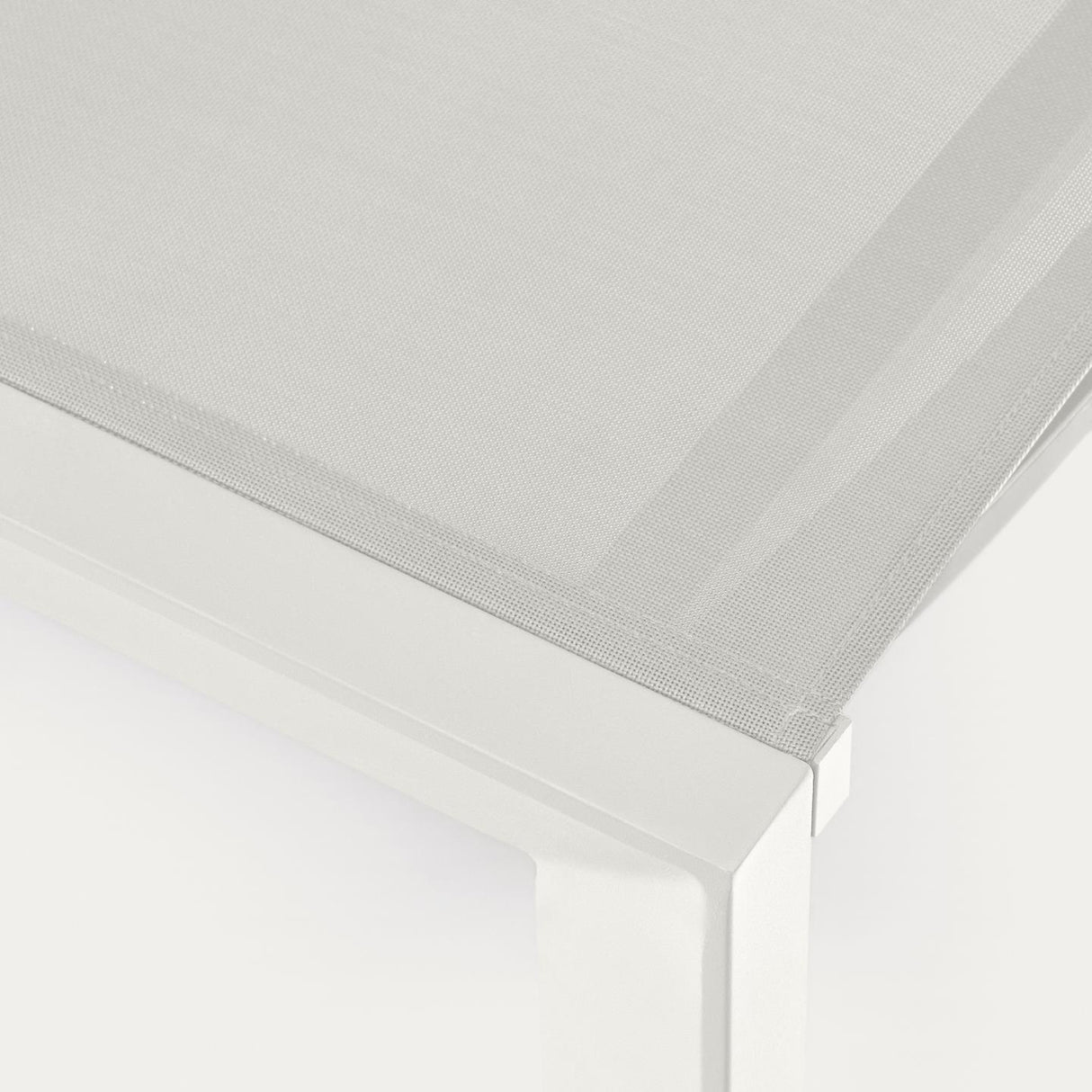 Canutells Aluminium Liegestuhl mit weißem Finish - ZEN ZONE