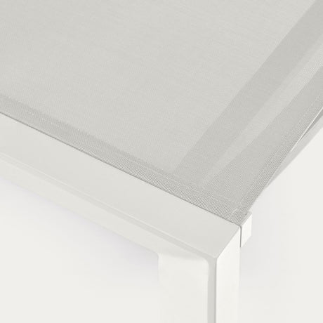 Canutells Aluminium Liegestuhl mit weißem Finish - ZEN ZONE