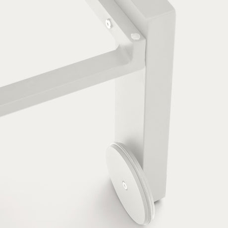 Canutells Aluminium Liegestuhl mit weißem Finish - ZEN ZONE