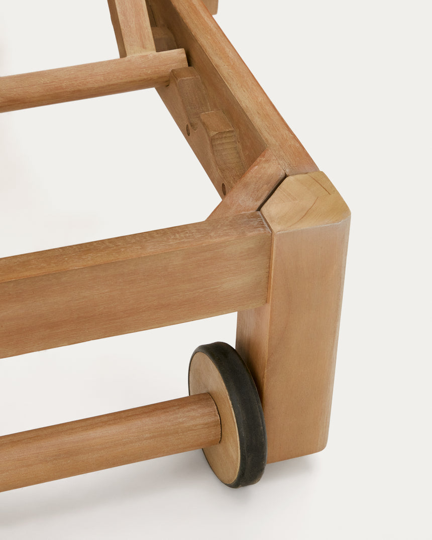 Sonsaura Doppelliege aus massivem Eukalyptusholz 100 % FSC - ZEN ZONE Furniture
