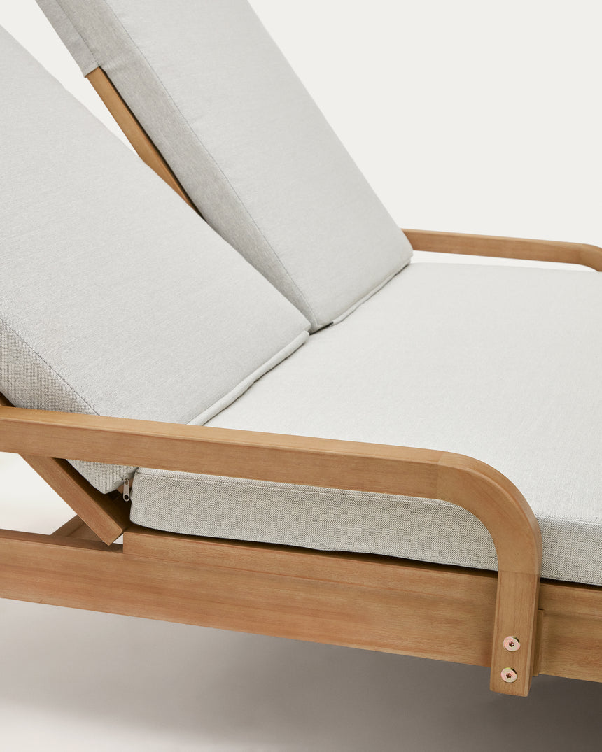 Sonsaura Doppelliege aus massivem Eukalyptusholz 100 % FSC - ZEN ZONE Furniture
