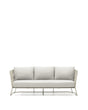 3-Sitzer-Outdoor-Sofa Saconca aus Seil und grau verzinktem Stahl 189 cm - ZEN ZONE Furniture