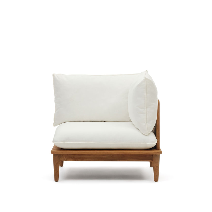 Portitxol modularer Ecksessel aus massivem Teakholz - ZEN ZONE Furniture