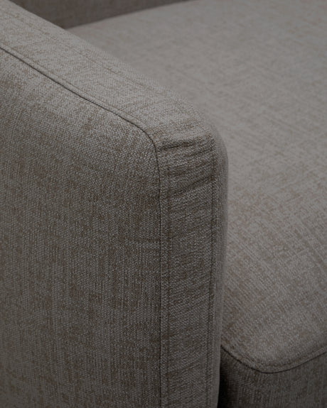 Modulares 5-Sitzer-Ecksofa für Outdoor Sorells Polsterung und Aluminium in Grau 276x191,5cm - ZEN ZONE Furniture