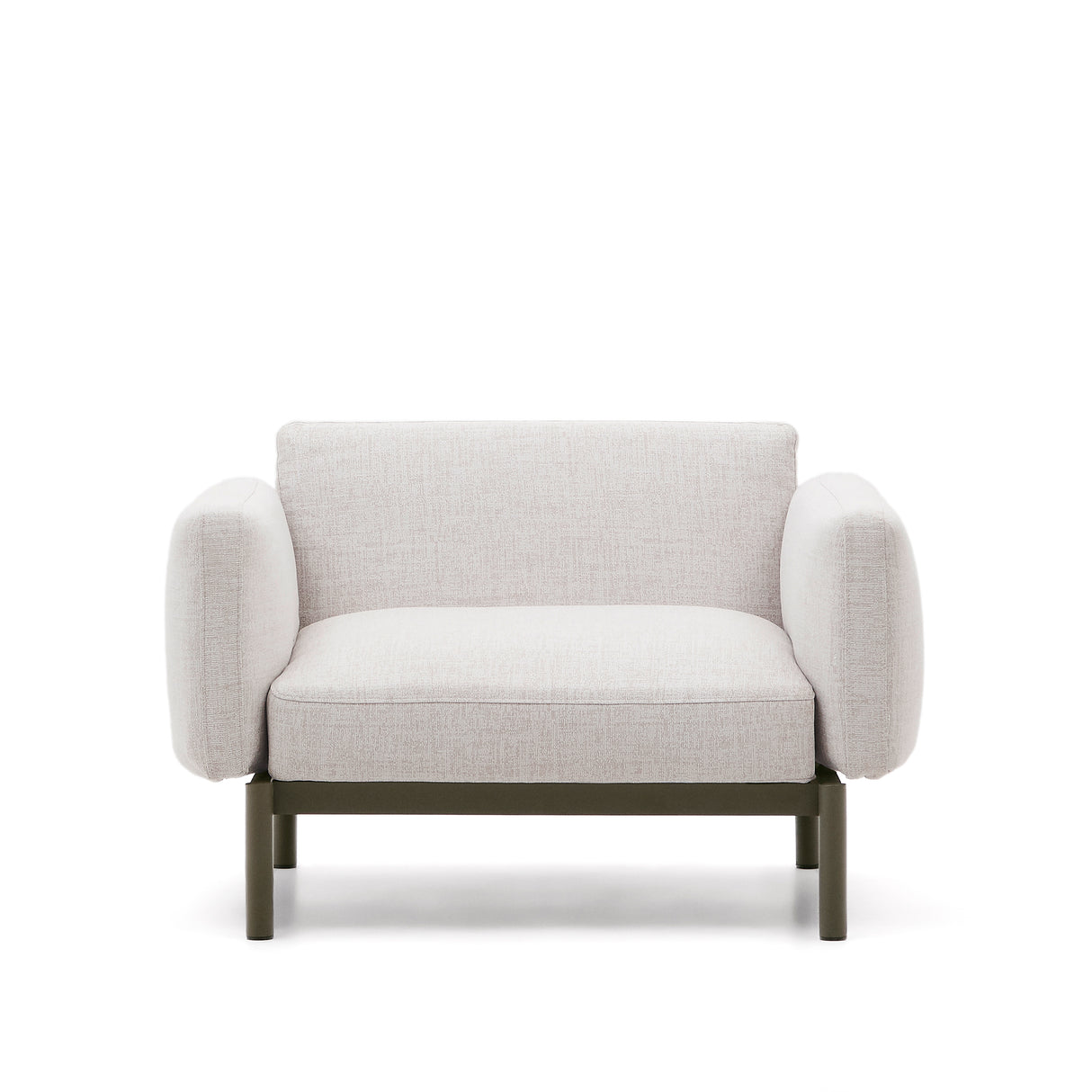 Modularer Outdoor-Sessel Sorells aus Aluminium in grüner Ausführung - ZEN ZONE Furniture