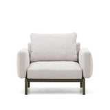 Modularer Outdoor-Sessel Sorells aus Aluminium in grüner Ausführung - ZEN ZONE Furniture