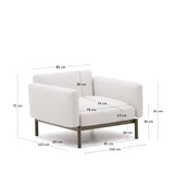 Modularer Outdoor-Sessel Sorells aus Aluminium in grüner Ausführung - ZEN ZONE Furniture