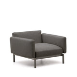 Modularer Outdoor-Sessel Sorells aus Aluminium in grauer Ausführung - ZEN ZONE Furniture