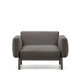Modularer Outdoor-Sessel Sorells aus Aluminium in grauer Ausführung - ZEN ZONE Furniture