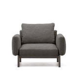 Modularer Outdoor-Sessel Sorells aus Aluminium in grauer Ausführung - ZEN ZONE Furniture