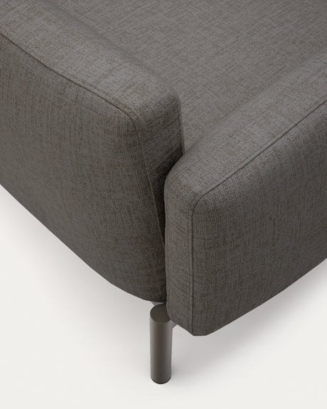 Modularer Outdoor-Sessel Sorells aus Aluminium in grauer Ausführung - ZEN ZONE Furniture