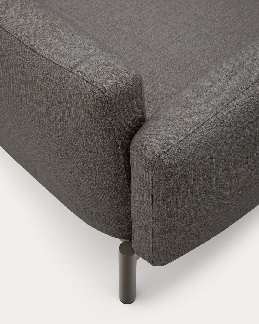 Modularer Outdoor-Sessel Sorells aus Aluminium in grauer Ausführung - ZEN ZONE Furniture