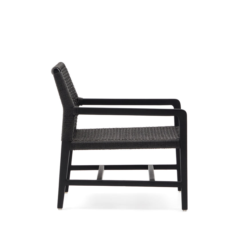 Sabolla Sessel aus massivem Teakholz mit schwarzem Finish - ZEN ZONE Furniture