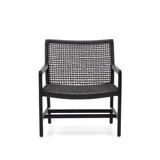 Sabolla Sessel aus massivem Teakholz mit schwarzem Finish - ZEN ZONE Furniture