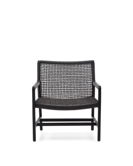 Sabolla Sessel aus massivem Teakholz mit schwarzem Finish - ZEN ZONE Furniture