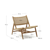 Codolar Sessel aus massivem Teakholz - ZEN ZONE Furniture