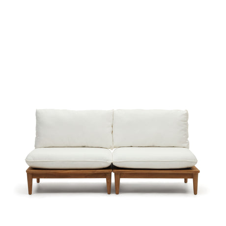 Portitxol Set aus 2 modularen Sesseln aus massivem Teakholz - ZEN ZONE Furniture
