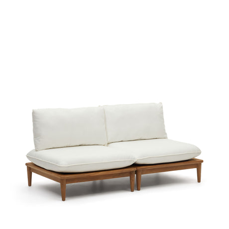 Portitxol Set aus 2 modularen Sesseln aus massivem Teakholz - ZEN ZONE Furniture