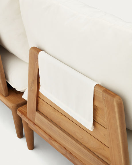 Portitxol Set aus 2 modularen Sesseln aus massivem Teakholz - ZEN ZONE Furniture