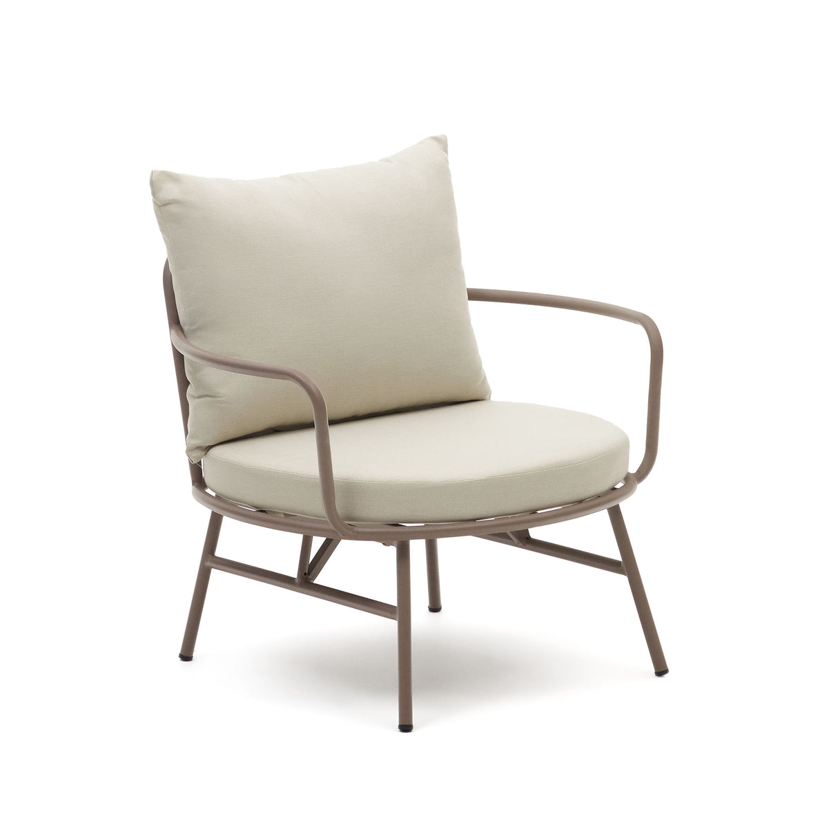 Bramant Sessel aus Stahl mit Finish in Helllila - ZEN ZONE Furniture