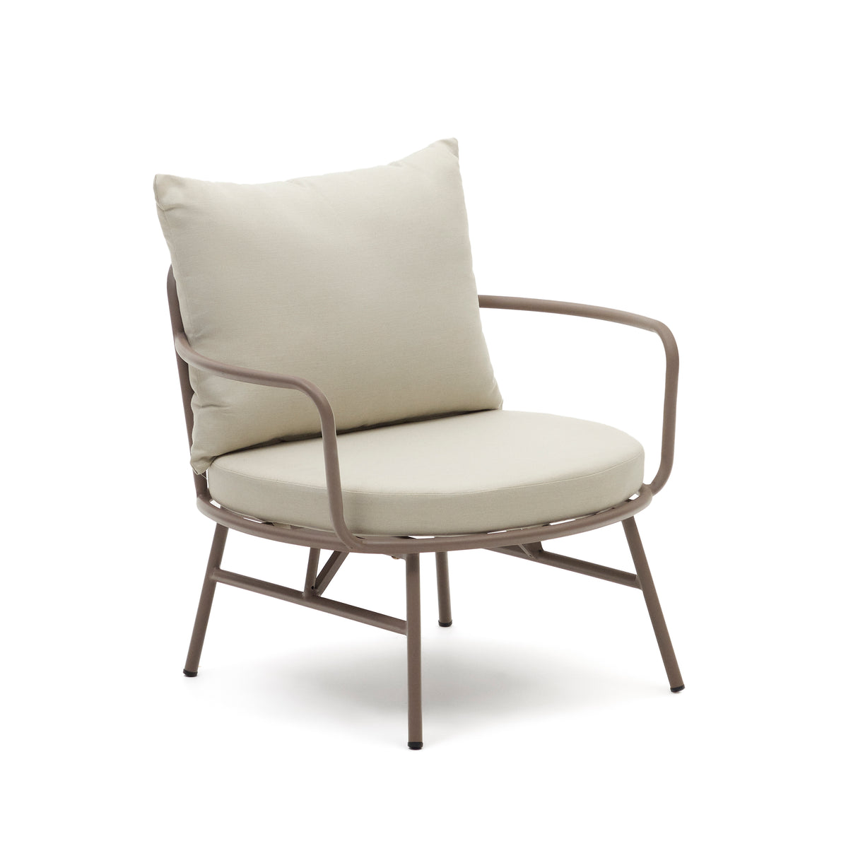 Bramant Sessel aus Stahl mit Finish in Helllila - ZEN ZONE Furniture