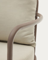 Bramant Sessel aus Stahl mit Finish in Helllila - ZEN ZONE Furniture