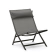Canutells Klappstuhl aus Aluminium mit dunkelgrauem Finish - ZEN ZONE Furniture