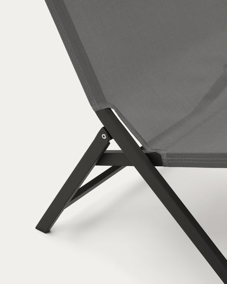 Canutells Klappstuhl aus Aluminium mit dunkelgrauem Finish - ZEN ZONE Furniture