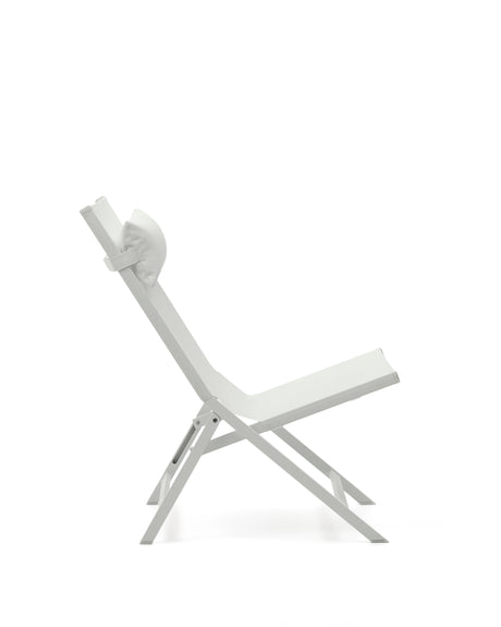 Canutells Klappstuhl aus Aluminium mit weißem Finish - ZEN ZONE Furniture