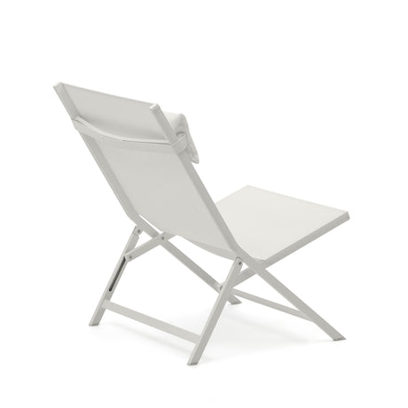 Canutells Klappstuhl aus Aluminium mit weißem Finish - ZEN ZONE Furniture