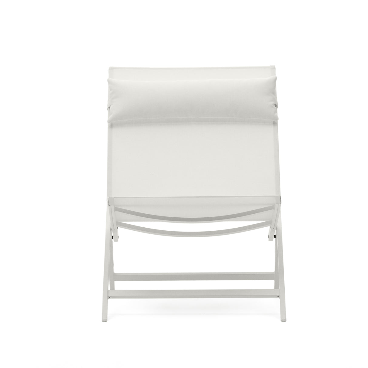 Canutells Klappstuhl aus Aluminium mit weißem Finish - ZEN ZONE Furniture