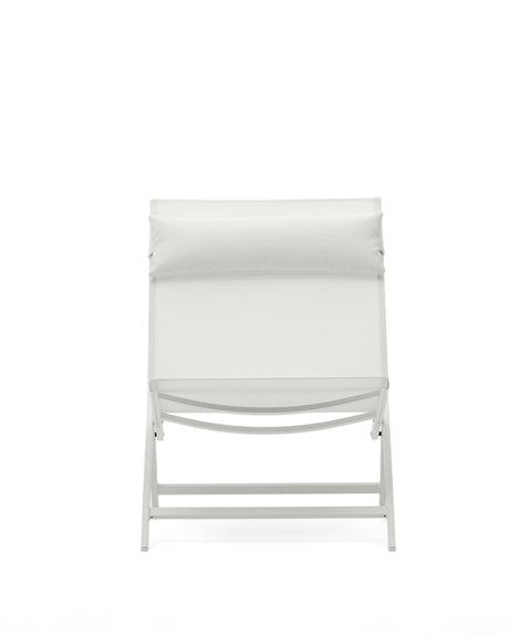 Canutells Klappstuhl aus Aluminium mit weißem Finish - ZEN ZONE Furniture