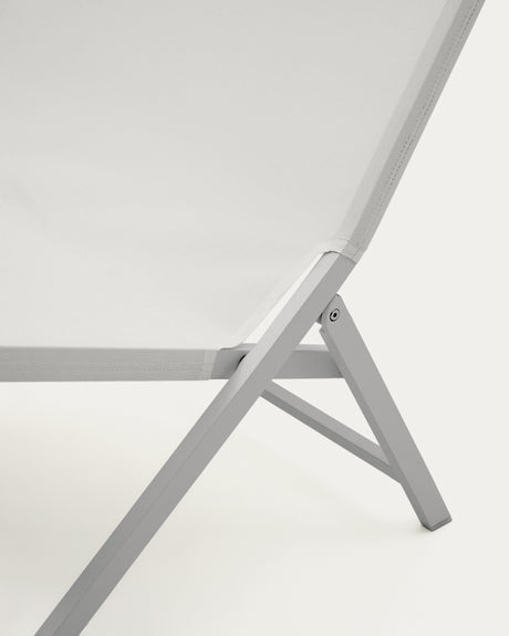 Canutells Klappstuhl aus Aluminium mit weißem Finish - ZEN ZONE Furniture
