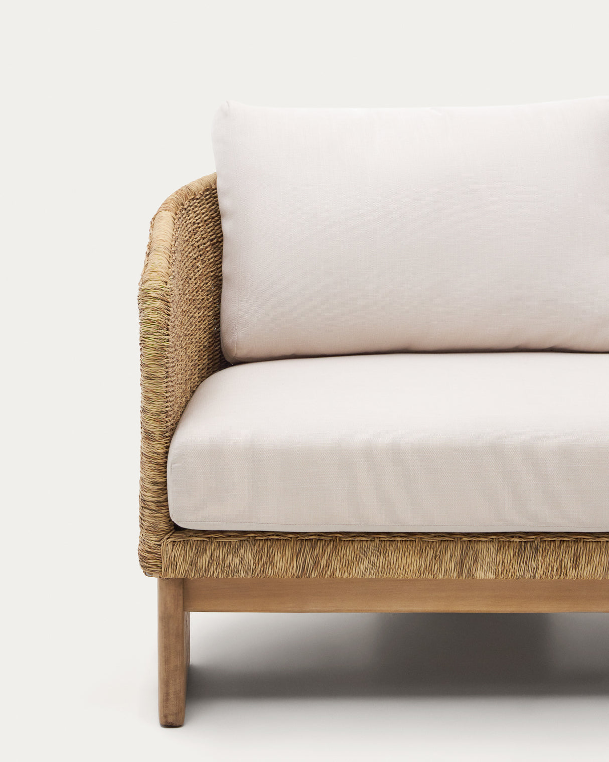 Xoriguer 3-Sitzer-Sofa aus synthetischem Rattan und massivem Eukalyptusholz 100 % FSC 223 - ZEN ZONE Furniture
