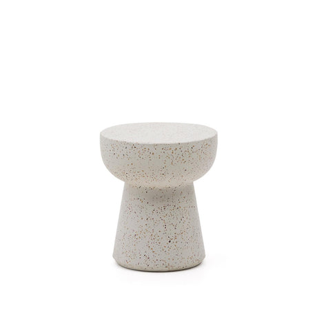 Pada Beistelltisch weißer Terrazzo Ø 40 cm - ZEN ZONE