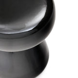 Manya Beistelltisch aus schwarzem Keramik Ø 38 cm - ZEN ZONE