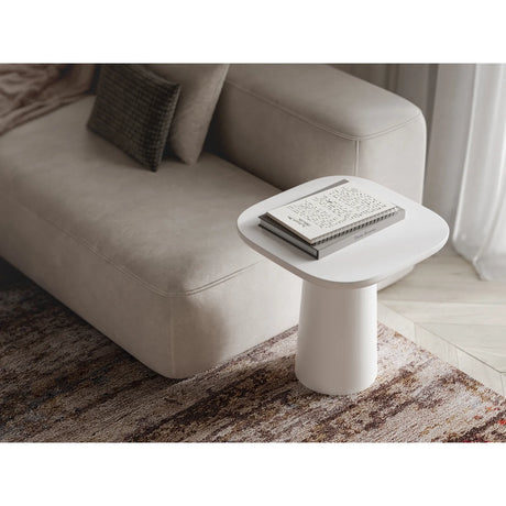 Beistelltisch JADE Schnee 55x55 cm - ZEN ZONE Furniture