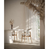 Table JADE Neige 150x150 cm