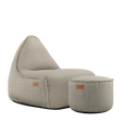 Cobana Lounge Chair Sand + Pouf - ZEN ZONE Furniture