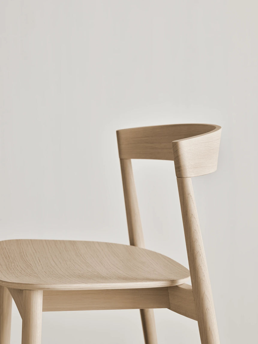 Kite Esstischstuhl aus Eiche graubraun lackiert – Farben Edition - ZEN ZONE Furniture