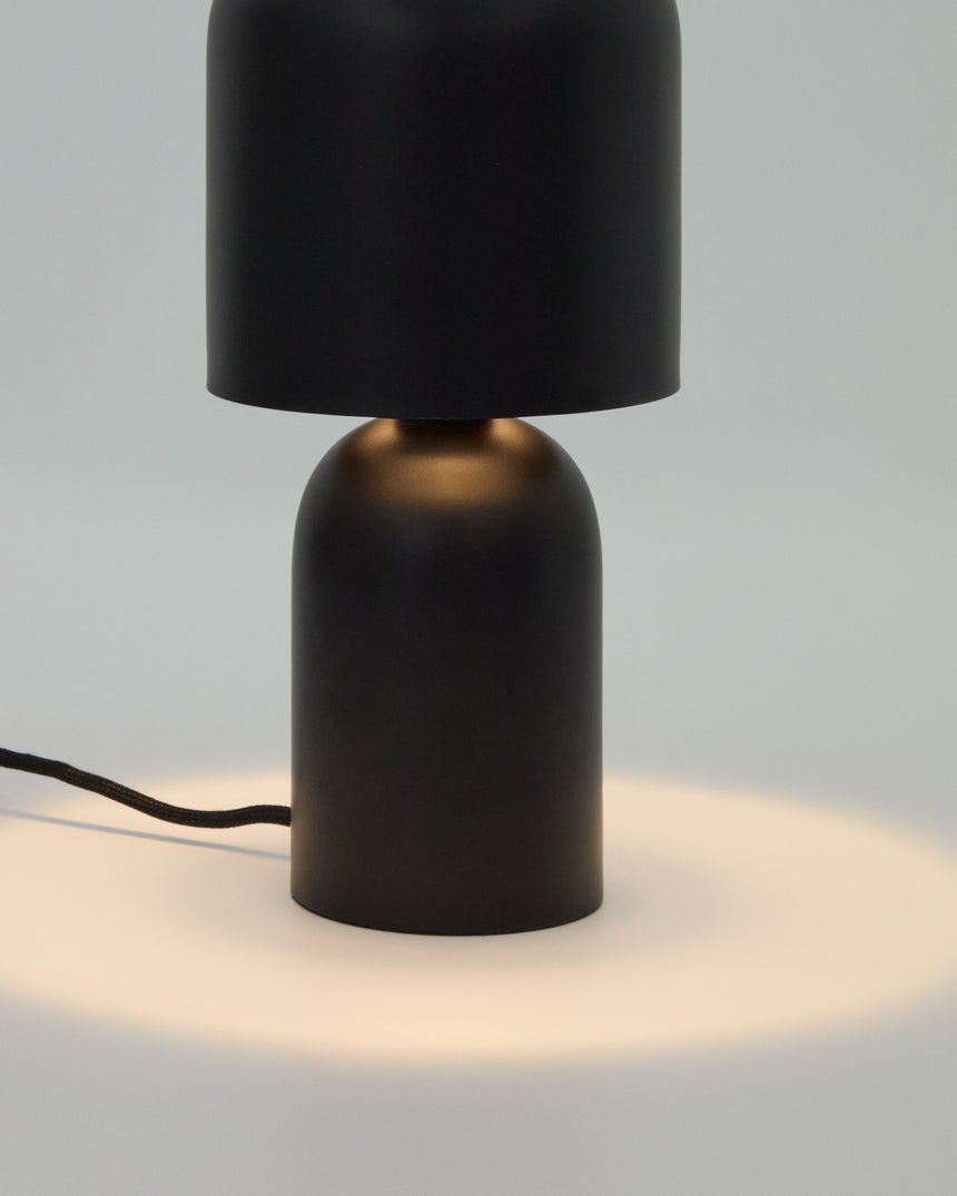 Tischleuchte Monze aus schwarz lackiertem Metall - ZEN ZONE Furniture