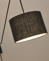 Wandleuchte Jex aus schwarz lackiertem Metall - ZEN ZONE Furniture