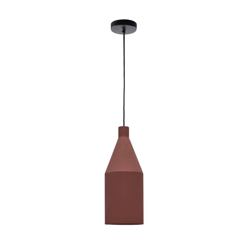 Peralta Deckenleuchte aus Metall mit Finish in Terrakotta Ø 15 cm - ZEN ZONE Furniture