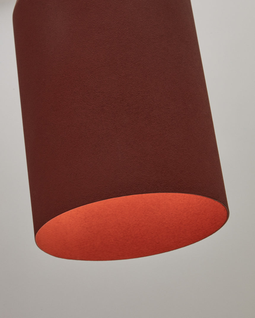 Peralta Deckenleuchte aus Metall mit Finish in Terrakotta Ø 15 cm - ZEN ZONE Furniture
