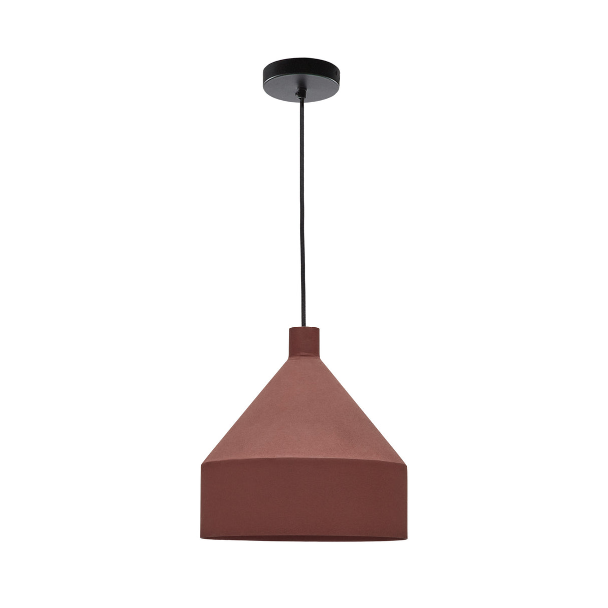 Peralta Deckenleuchte aus Metall mit Finish in Terrakotta Ø 30 cm - ZEN ZONE Furniture