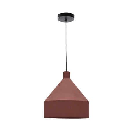 Peralta Deckenleuchte aus Metall mit Finish in Terrakotta Ø 30 cm - ZEN ZONE Furniture
