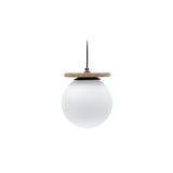 Deckenleuchte Malachi aus Milchglas und Travertinstein - ZEN ZONE Furniture